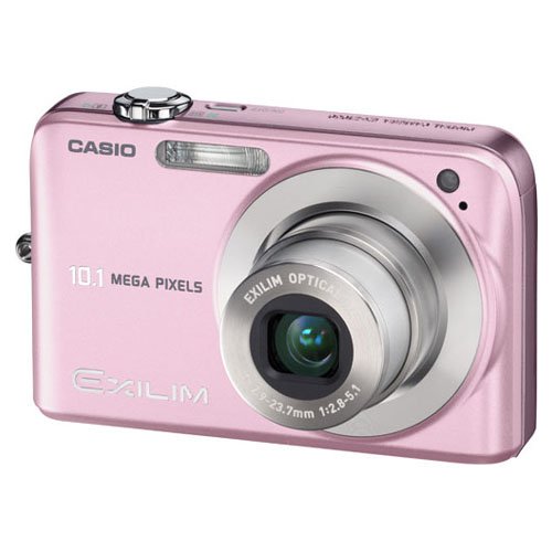 Casio EX-Z1050PKST Exilim Zoom 10 Megapixel Digital Camera - Pink Outfit