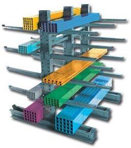 JARKE CORP Jarke Heavy Duty Cantilever Racks, H25CS37096, 8', 24", 12530, 191