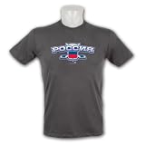 Russia Patriotic Fine Jersey Vintage T-Shirt (Stone)