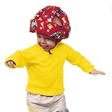 Bumper Bonnet Toddler Head Cushion (Cream/Teddies) 
