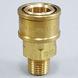 バルブレス中圧用ソケットカプラー・真鍮（メネジ取付用） TS-1SM-BSBM
