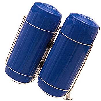 Stainless Steel Fender Holder 2 Basket Kit, for 6 inch fenders