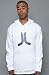 WeSC The Icon Hooded Sweatshirt in White hood ,Sweatshirts for Men