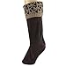 MICHAEL Michael Kors MK Rain Boots Sock Liners Black/Cream
