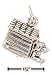 Sterling Silver Dog In Doghouse Charm