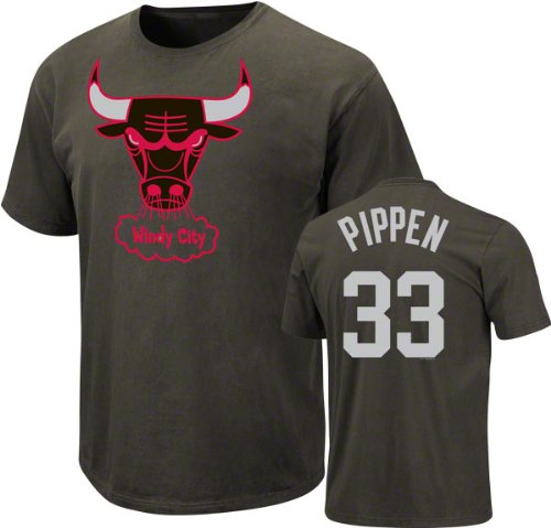 Scottie Pippen Majestic Throwback Player Name and Number Chicago Bulls Pigment T-Shirt