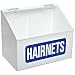 Brady PD240E 7-3/4" Height, 9-3/4" Width, 6" Depth, Acrylic, Blue On White Color Hairnets Dispenser