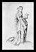 Georg Schweiger (Kluge Jungfrau dress with gathered) Framed Art Poster Print - 11 X 17