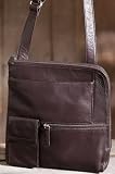 Women's Flat Crossbody Leather Handbag