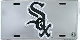Chicago white Sox Super Stock metal auto tag mirror background