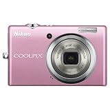 Nikon Coolpix S570 12MP Digital Camera with 5x Wide Angle Optical Vibration Reduction (VR) Zoom and 2.7-Inch LCD (Pink)