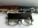NEW WAYFARER STYLE READING GLASSES 5 STRENGTHS 3 COLOURS D532