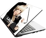 Lady Gaga 2 Skin for Netbook fits Asus Acer Aspire one Dell HP GW mini laptop notebook