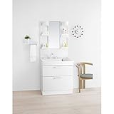 TOTO LDCF075BCGES2A + LMCF075B1GFC2G （洗面化粧台 + 一面鏡750mmセット）寒冷地タイプ