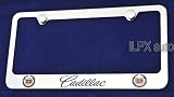 Cadillac License Plate Frame Chrome