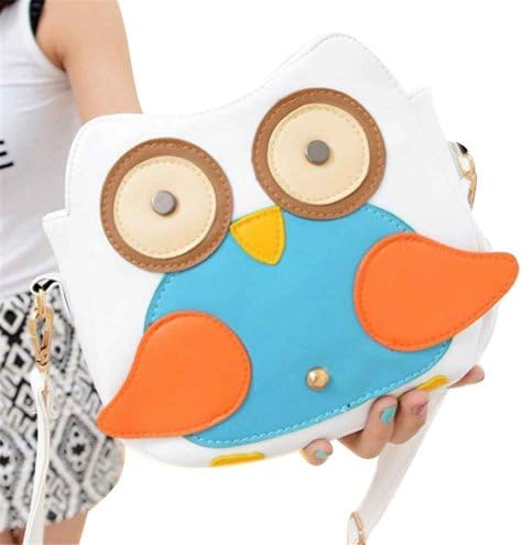 Egelbel Women Leather Cute Owl Animal Crossbody Bag Clutch