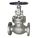 Sharpe Valves 45314 Series Carbon Steel Globe Valve, Bolted Bonnet, Inline, Flanged