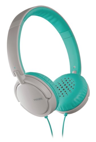 Philips SHL5002/28 Headband Headphone (Aqua/Grey)