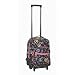 Rockland Peace Rolling Backpack - Black/Blue/Pink