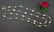Swarovski Crystal Necklace, 45" - Iridescent Crystal AB (Audrey)