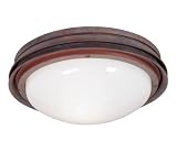 Hunter 28398 Weathered Brick Outdoor Light Kits Contemporary Modern UL Wet Listed Low Profile Marine