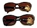 Vintage Rectangle Gradient Lens Sunglasses