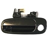 98-02 Corolla Prizm Front Black Outside Outer Exterior Door Handle Left Driver