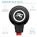 Sentey LS-4105 In-ear Headphones with Mic, Black/Red