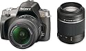 Sony Alpha A380Y 14.2 MP Digital SLR Camera with Super SteadyShot INSIDE Image Stabilization and 18-55mm and 55-200mm Lenses