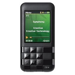 Refurbished Creative ZEN Mozaic EZ100 MP3 Player 8GB (Black)
