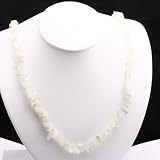 New Jade (Serpentine) Chip Gemstone Necklace 36 inch