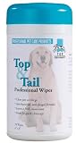 Pet Wipes - Top Performance Top  Tail Wipes for Clean Pets on the Go (70 Count)