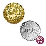 Set of 100 Large Token - One Token - Slot Machines ></a></td></tr>
<tr><td><h1><a rel=