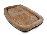 Large 42 Dog Cage Crate Pet Bed Mat (Honey-Colored)