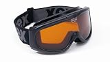 UVEX Superstar Ski Goggle,Black Frame with Double Gold Lens