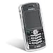 Premium Clip-On Crystal Case for Blackberry Pearl 8100, Clear