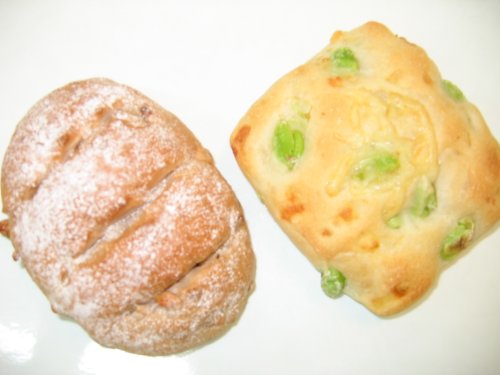 お試しセット① 枝豆＆ﾁｰｽﾞﾊﾟﾝ５個+くるみロール生地３個