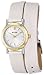 Bulova Women's 98L193 Analog Display Japanese Quartz Beige Watch