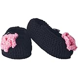 Jefferies Socks Baby Girls' Flower Mary Jane Bootie