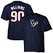Houston Texans T-Shirt : Reebok Houston Texans #90 Mario Williams Navy Blue Scrimmage Gear T-Shirt