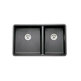 9+/8 Undermount Sink, Anthracite