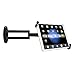 CTA Digital Articulating Security Wall Mount for 7-13 Inch Tablets/ 12.9-inch iPad Pro (2018), 11-inch iPad Pro (2018), iPad Pro 9.7, 10.5, 12.9/iPad (2018 and 2017)/iPad Mini/iPad Air/Surface Pro 4