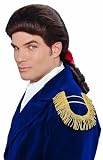 Franco American Brown Colonial Duke Costume Wig with Bow