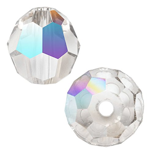 Swarovski Crystal Round 5000 6mm CRYSTAL AB Beads (10) 544001