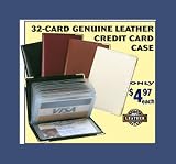 32 LEATHER CREDIT CARD CASE HOLDER