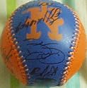 1999 Mets autographed baseball (Edgardo Alfonso, Al Leiter, John Olerud, Rey Ordonez, Bobby Valentine, Robin Ventura etc)