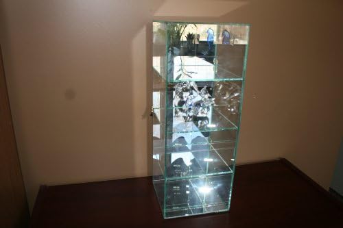 Glass Curio Case for Swarovski Crystal Collectibles