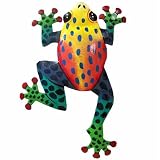 Frog Tropical Haitian Metal Art Home Room Yard Garden Decor