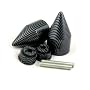 Honda CBR 600 900 929 954 1000 RR Carbon Spike Bar Ends