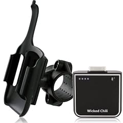 Wicked Chili 1900maH Notfall Akku + Bike Mount Fahrradhalter f�r Apple iPhone 3G / 3GS 3 G GS Fahrrad Motorrad Halterung 90� schwenkbar
